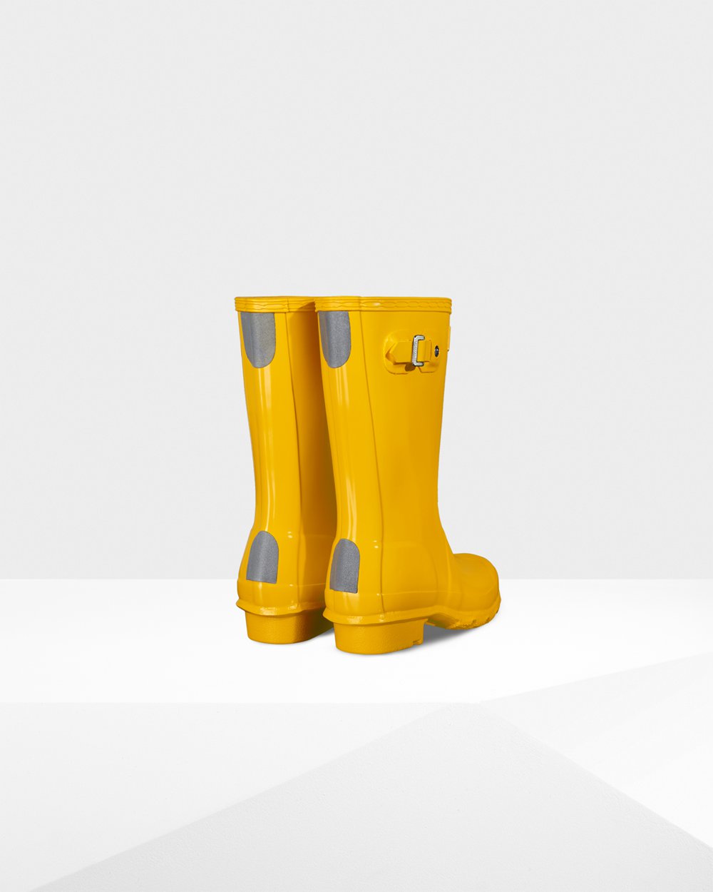 Kids Hunter Original Big Gloss - Rain Boots Yellow - 3580-CRDGI